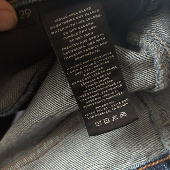 J Brand Julia High Rise Flare Jean In Wonderland cowgirl Western Fall Size 29 - Picture 9 of 10